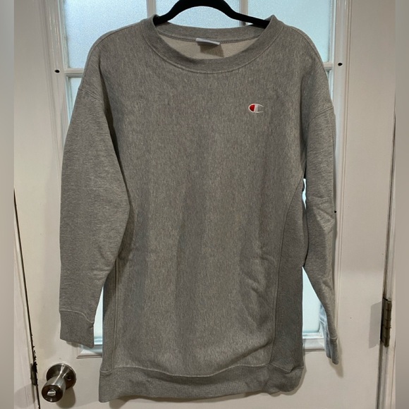 Champion Oversized (Long) Sweatshirt - Gray - Picture 1 of 2